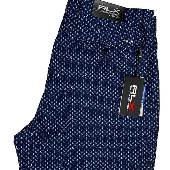 NWT RLX Ralph Lauren Golf Men's Performance 4 Way Anchor Stretch Shorts 36 - Picture 3 of 6